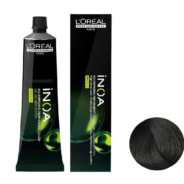 Βαφή Μαλλιών L΄Oreal Inoa 5.1 Ανοιχτό Καστανό Σαντρέ - 60ml