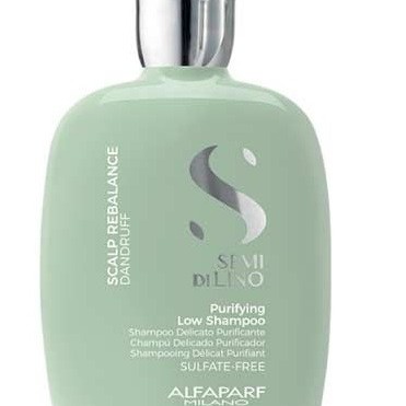 Semi di Lino Alfaparf Milano - Purifying Low Shampoo 250ml κατά της πιτυρίδας