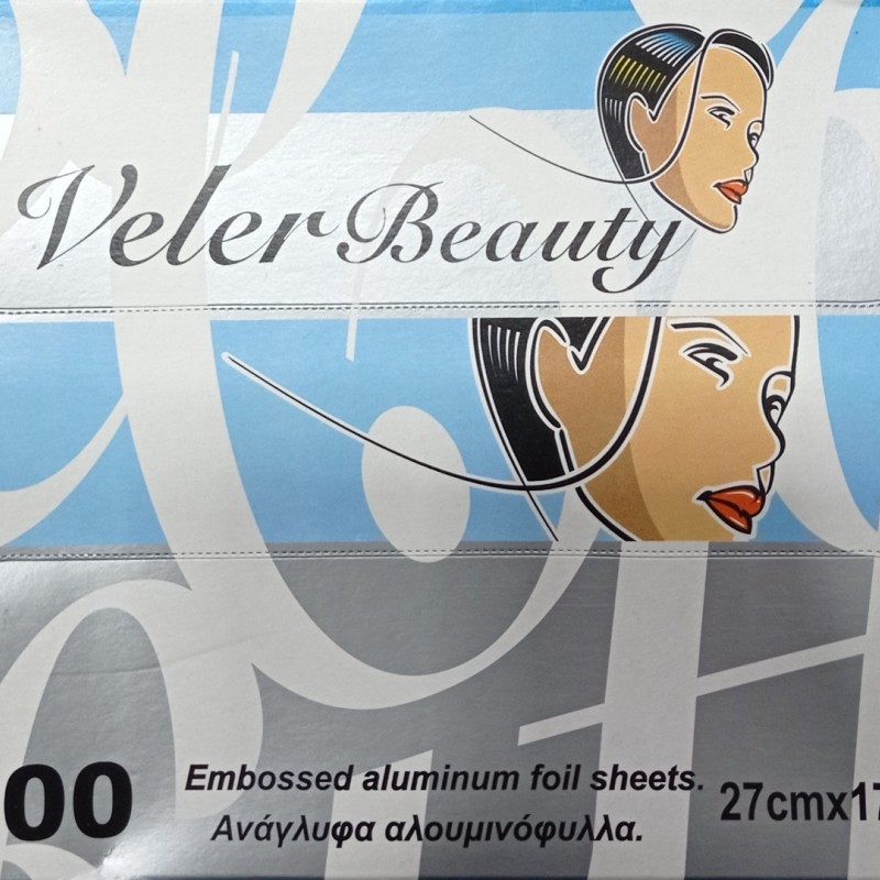 Αλουμινόχαρτο Κομμωτηρίου 300 Τεμάχια Ανάγλυφα