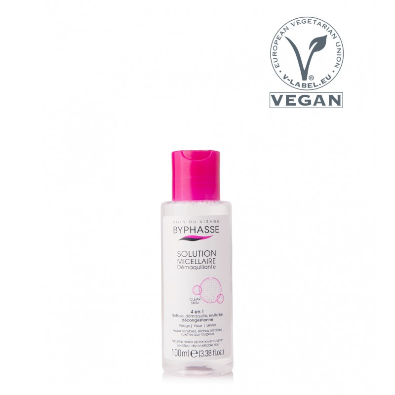Byphasse Micellar Make-Up Remover Solution Sensitive Dry and Irritated Skin 100ml