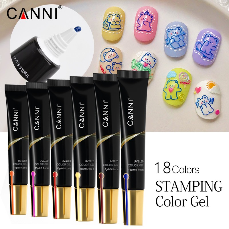 Canni Stamping Color Gel AC08 15g