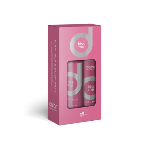 Dalon Body Milk και Body Mist Kiss Me Σε Συσκευασία Δώρου