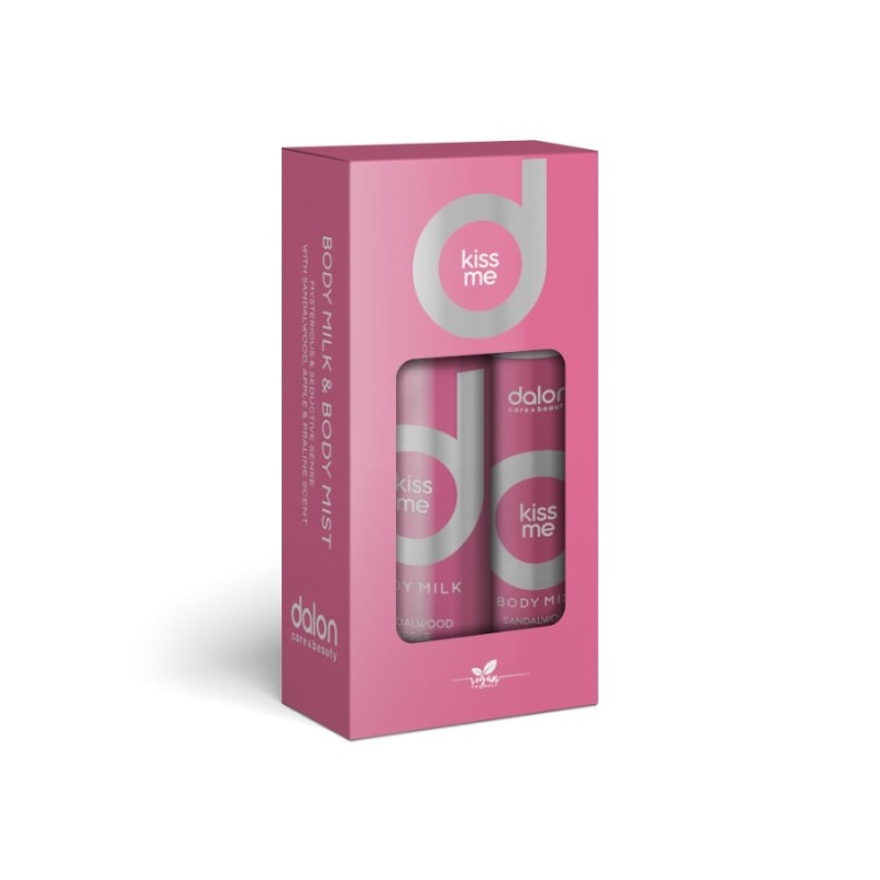 Dalon Body Milk και Body Mist Kiss Me Σε Συσκευασία Δώρου