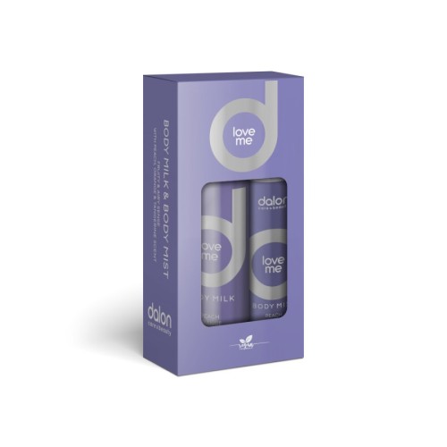 Dalon Body Milk και Body Mist Love Me Σε Συσκευασία Δώρου 