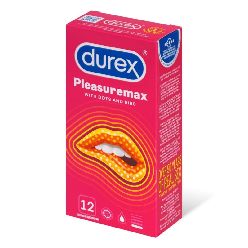 Durex Προφυλακτικά 12 τεμάχια Pleasure Max