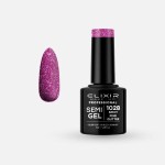 Elixir Make Up Semigel Color Coat Soak Off 1028 Spicy Pink Glitter 8ml