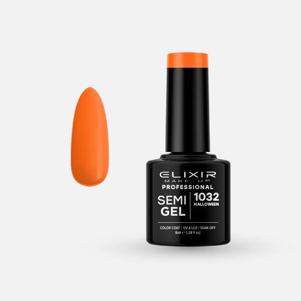 Elixir Make Up Semigel Color Coat Soak Off 1032 Halloween 8ml