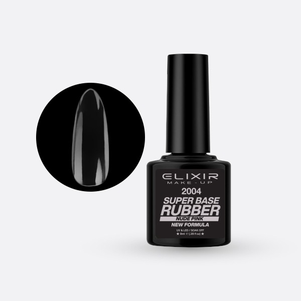Elixir Ημιμόνιμο Βερνίκι New Formula 8ml 2004-Super Rubber Base Coat