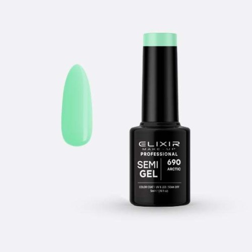 Elixir Make Up Semigel Color Coat Soak Off 690 Arctic 5ml