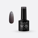 Elixir Make Up Semigel Color Coat Soak Off 972 Graphite Metal 8ml