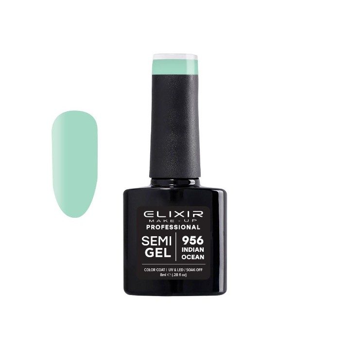 Elixir Make Up Semigel Color Coat Soak Off 956 Indian Ocean 8ml