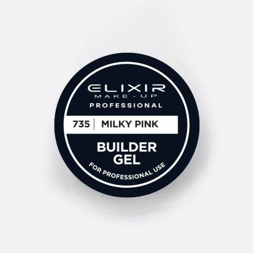 Elixir Milky Pink Builder Gel 735 15gr
