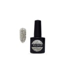 Elixir Make Up Semigel Color Coat Soak Off 860 80's Shiny Silver 8ml