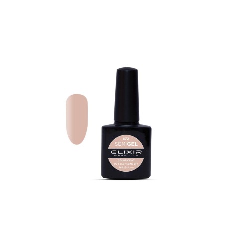 Elixir Make Up Semigel Color Coat Soak Off 872 Tan 8ml