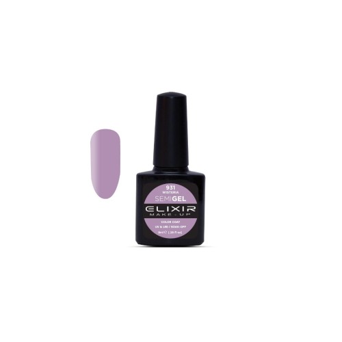 Elixir Make Up Semigel Color Coat Soak Off 931 Wisteria 8ml