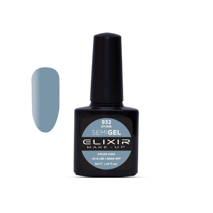 Elixir Make Up Semigel Color Coat Soak Off 932 Stone 8ml