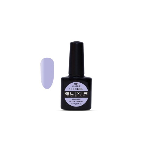 Elixir Make Up Semigel Color Coat Soak Off 951 Glycine 8ml