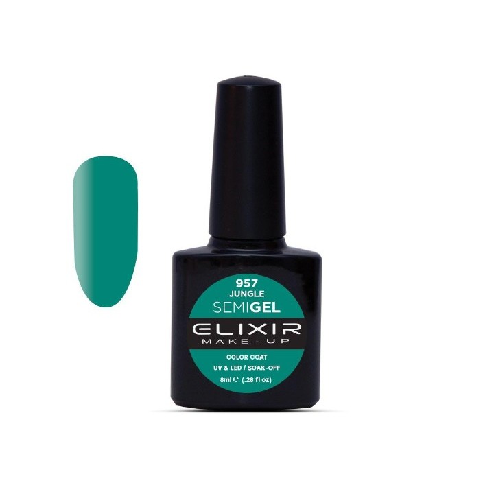 Elixir Make Up Semigel Color Coat Soak Off 957 Jungle 8ml