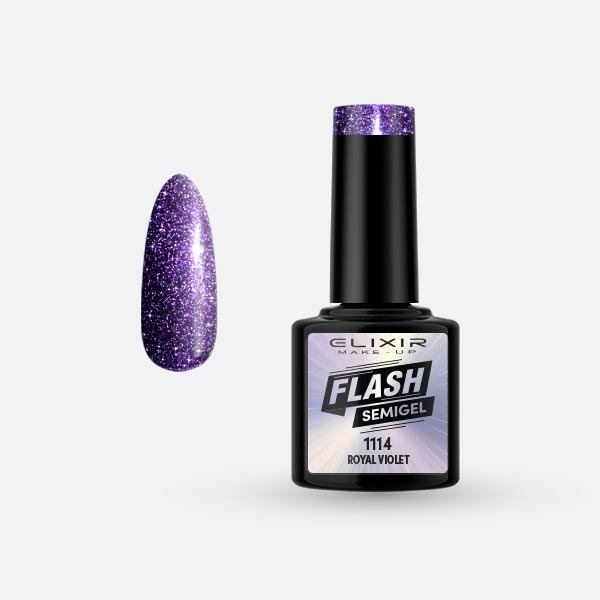 Elixir Flash Semigel 8ml 1114 - Royal Violet 