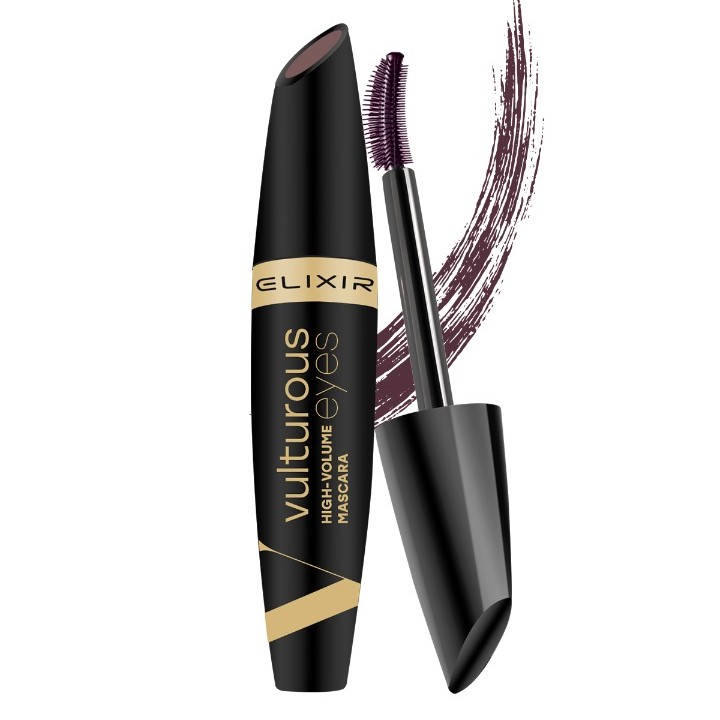 Elixir Make-Up Vulturous Mascara Plum - Μελιτζανί