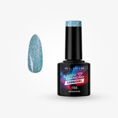 Elixir Laser Diamond Semigel 8ml 1188 - Aquamarine