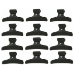 Κλάμερ  Μαύρο 12 τεμάχια