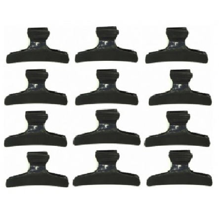 Κλάμερ  Μαύρο 12 τεμάχια