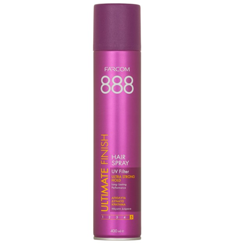 Farcom Hairspray Styling 888 Extra Strong Hold 400ml