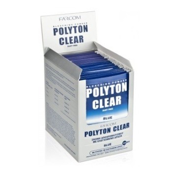 Farcom Polyton Clear Σκόνη Αποχρωματισμού Μπλε 15gr