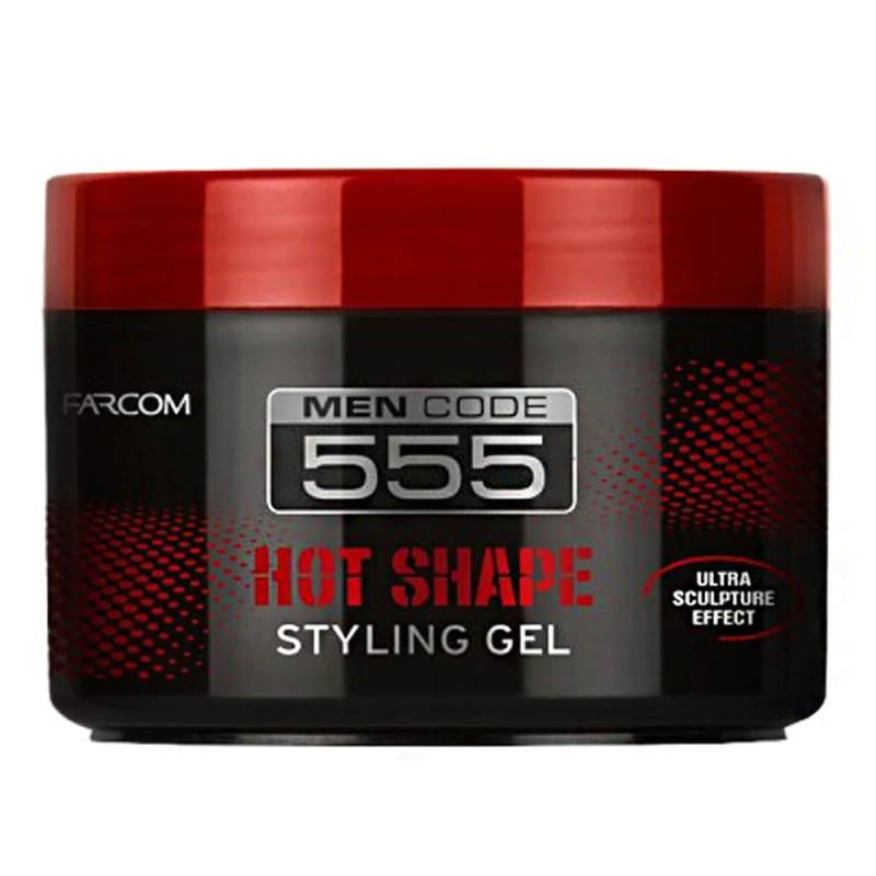 FARCOM 555 Gel Μαλλιών Styling Gel Hot Shape Extra 250ml