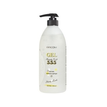 FARCOM 555 Gel Μαλλιών Extra Wet Look 600ml