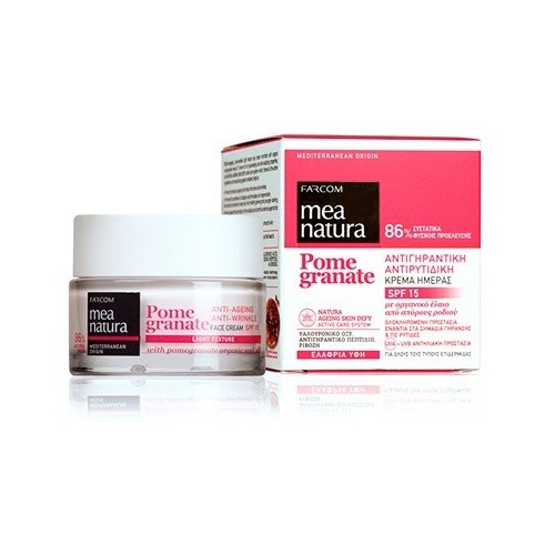 Farcom Mea Natura Pomegranate Αντιγηραντική Κρέμα Ημέρας SPF15 50ml