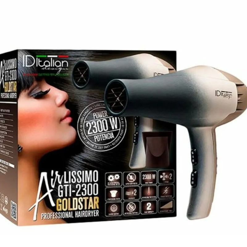 Πιστολάκι Μαλλιών ID Italian Design Airlissimo GTI 2300 Goldstar