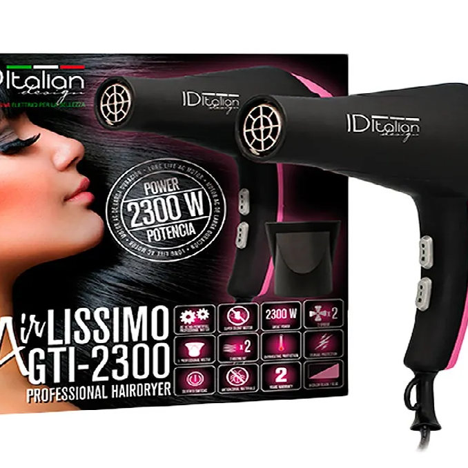 Πιστολάκι Μαλλιών ID Italian Design Airlissimo GTI 2300 Pink