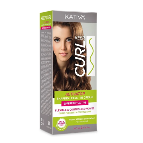 Kativa Keep Curl Activator Shaping Leave In Cream 200ml – Κρέμα Ενεργοποίησης Κυματισμών στα Μαλλιά