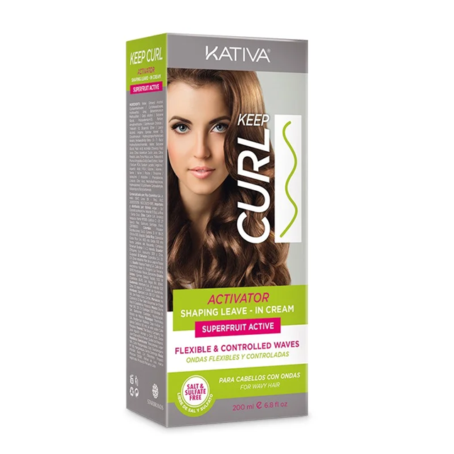Kativa Keep Curl Activator Shaping Leave In Cream 200ml – Κρέμα Ενεργοποίησης Κυματισμών στα Μαλλιά
