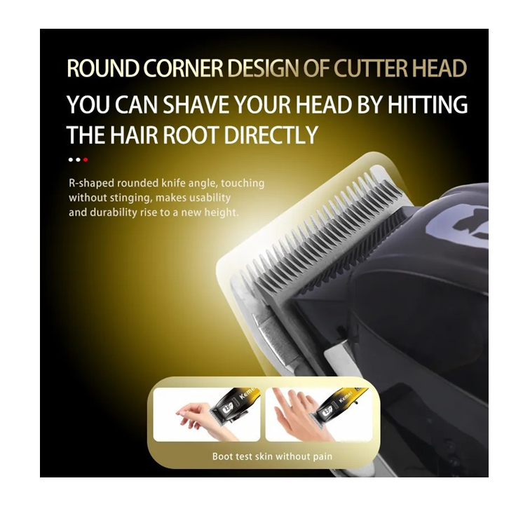 Kemei Επαγγελματικό Σετ Επαναφορτιζόμενης Κουρευτικής Μηχανής KM-8501