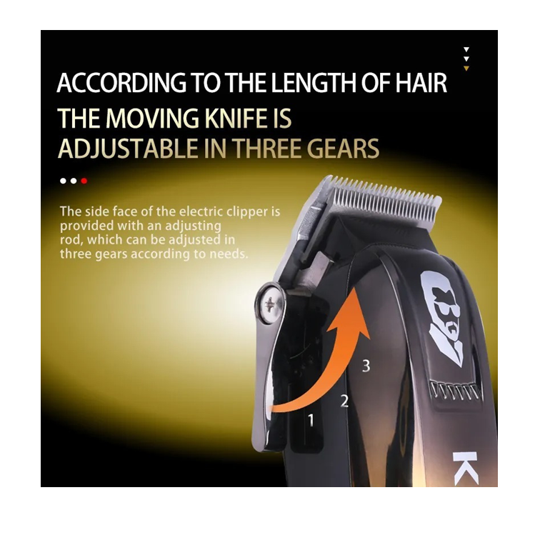 Kemei Επαγγελματικό Σετ Επαναφορτιζόμενης Κουρευτικής Μηχανής KM-8501