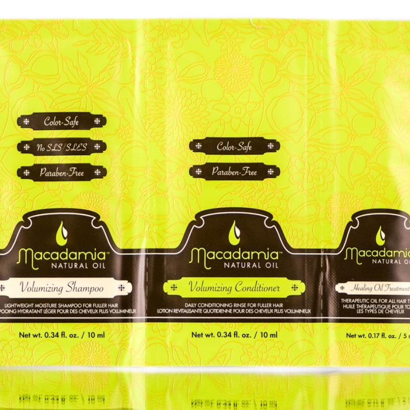 Macadamia Natural Oil Volumizing Shampoo & Conditioner & Healing Oil Treatment