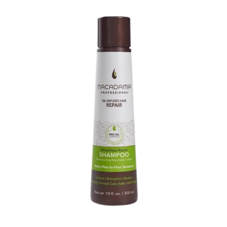 Macadamia Vegan Professional Weightless Repair Shampoo 300ml – ( Σαμπουάν Επανόρθωσης για Λεπτά Μαλλιά )