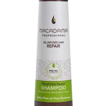 Macadamia Vegan Professional Weightless Repair Shampoo 300ml – ( Σαμπουάν Επανόρθωσης για Λεπτά Μαλλιά )