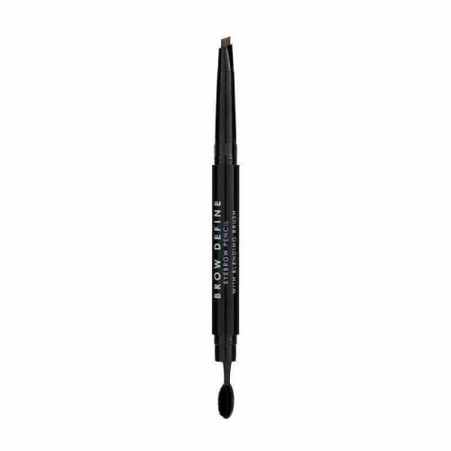 MUA Brow Define Eyebrow Pencil With Blending Brush Mid Brown 1.5gr