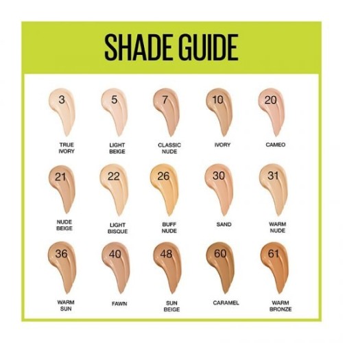 Maybelline New York Superstay 30h Active Wear Full Coverage Foundation 20 Cameo 30ml