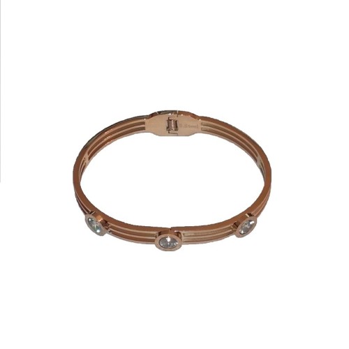 ΒΡΑΧΙΟΛΙ ΑΤΣΑΛΙΝΟ ΧΕΙΡΟΠΕΔΑ ΜΕ ΛΕΥΚΑ ΖΙΡΓΚΟΝ ΡΟΖ ΕΠΙΧΡΥΣΩΜΕΝΟ