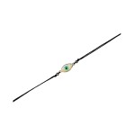 ΒΡΑΧΙΟΛΙ ΑΤΣΑΛΙΝΟ ΜΑΤΑΚΙ ΜΕ ΦΙΛΝΤΙΣΕΝΙΟ, ΓΑΛΑΖΙΟ ΚΑΙ ΜΑΥΡΟ ΣΜΑΛΤΟ