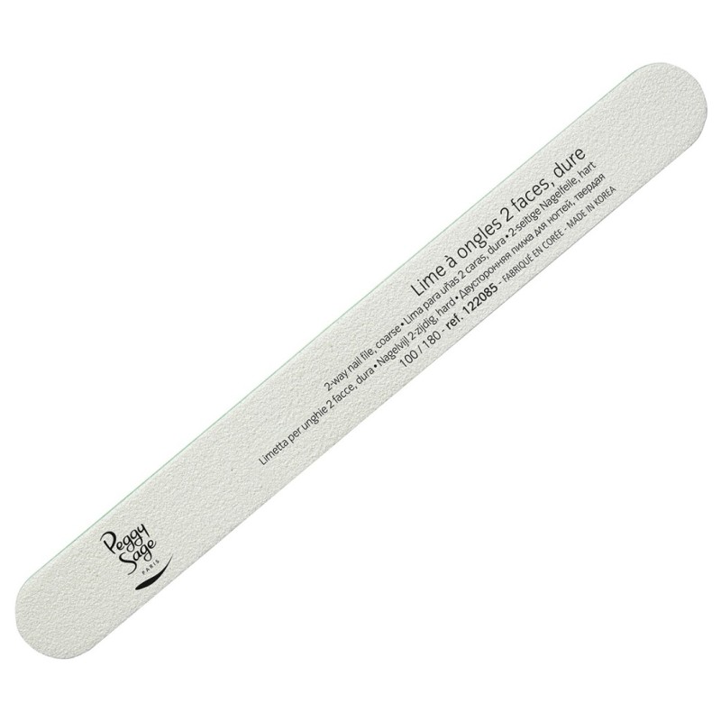 Peggy Sage Λίμα Νυχιών Λευκή 100/180 - 1τμχ