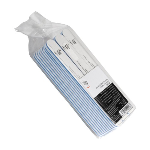 Peggy Sage Λίμα Νυχιών Λευκή 180/180 - 30τμχ