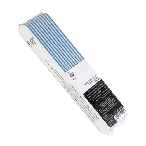 Peggy Sage Λίμα Νυχιών Λευκή 180/180 - 10τμχ