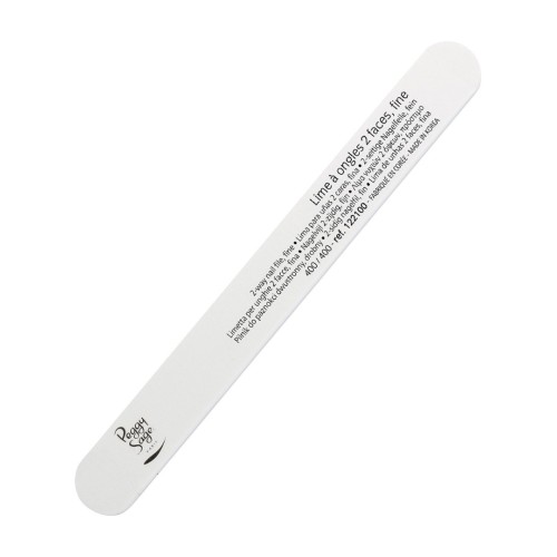 Peggy Sage Λίμα Νυχιών Λευκή 400/400 - 1τμχ