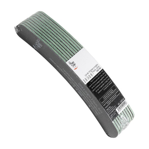 Peggy Sage Λίμα Νυχιών Μπανάνα Μαύρη 100/180 - 10τμχ